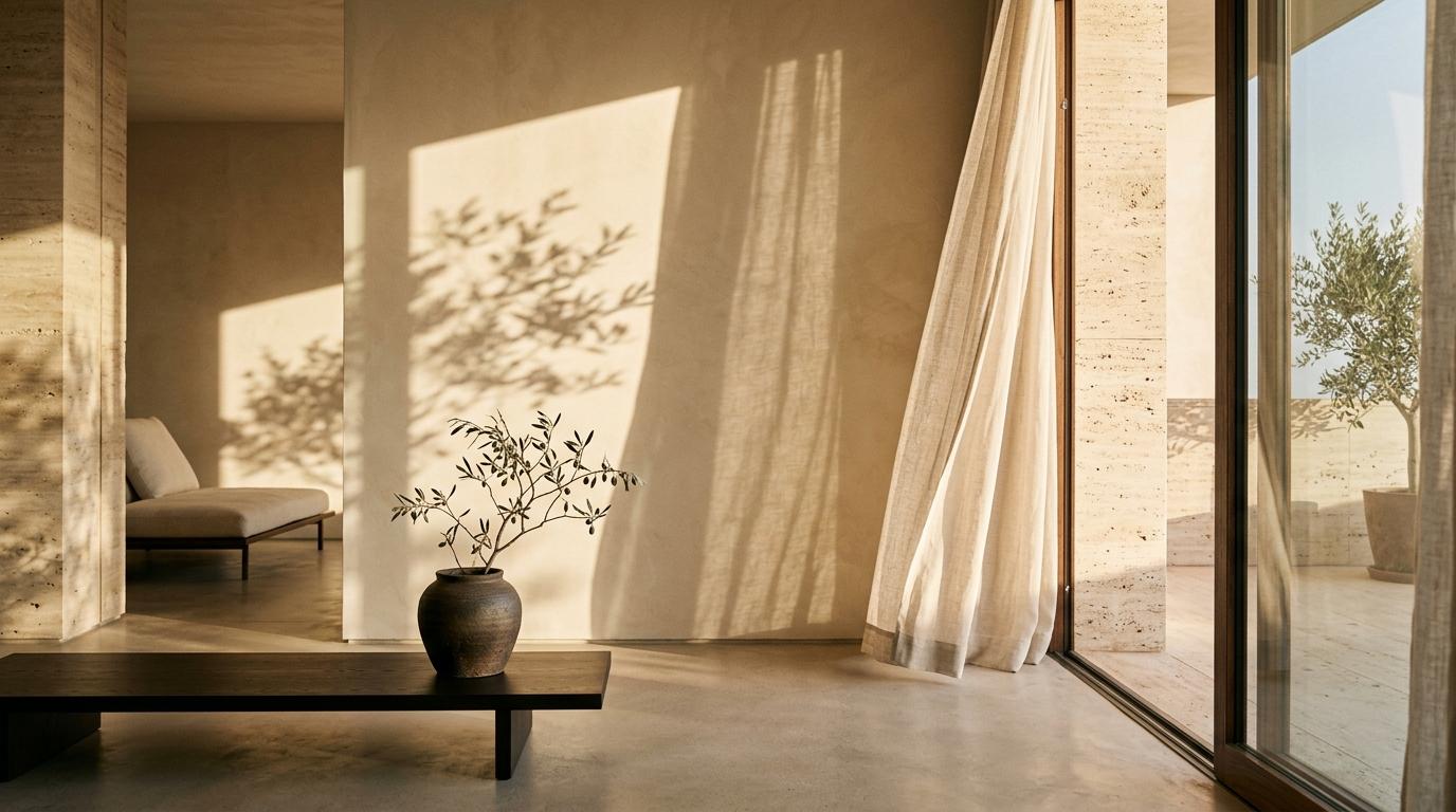 Series 01: The Sunlight & Travertine — An Editorial Study